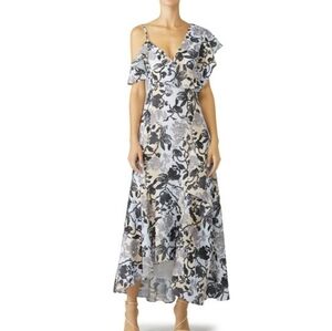 NWT Adeam Floral Asymmetric Dress Sz US 4‎